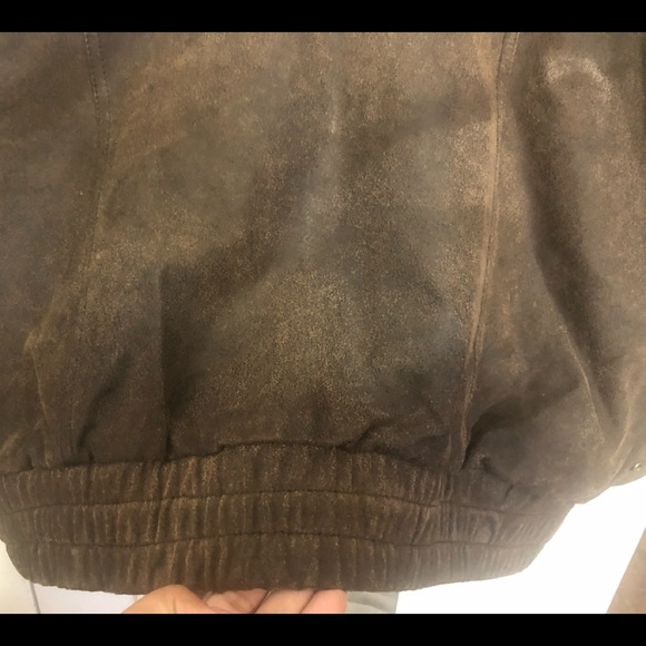 Vintage Greg Bell Bomber Jacket with collar. Men’s size XL-100% Genuine Leather - Picture 14 of 14